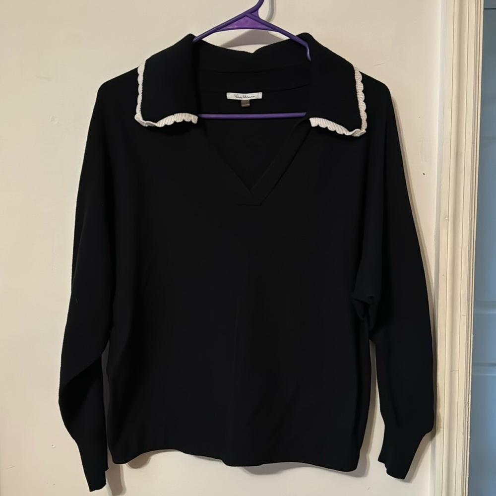 2/$10🌟Vila Milano long sleeve dolman collared v-neck sweater
